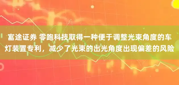 富途证券 零跑科技取得一种便于调整光束角度的车灯装置专利，减少了光束的出光角度出现偏差的风险